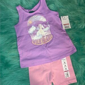 Jumping Beans Purple and Pink Kids Matching Set